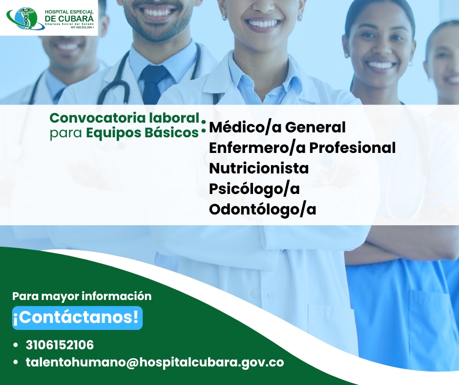 #ATENCIÓN | ¿Quieres formar parte de nuestro equipo?