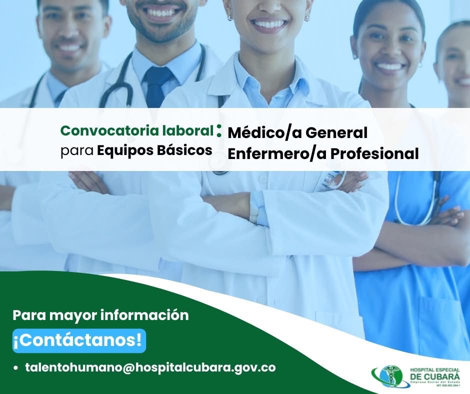 #ATENCIÓN | ¿Quieres ser parte de nuestro equipo?